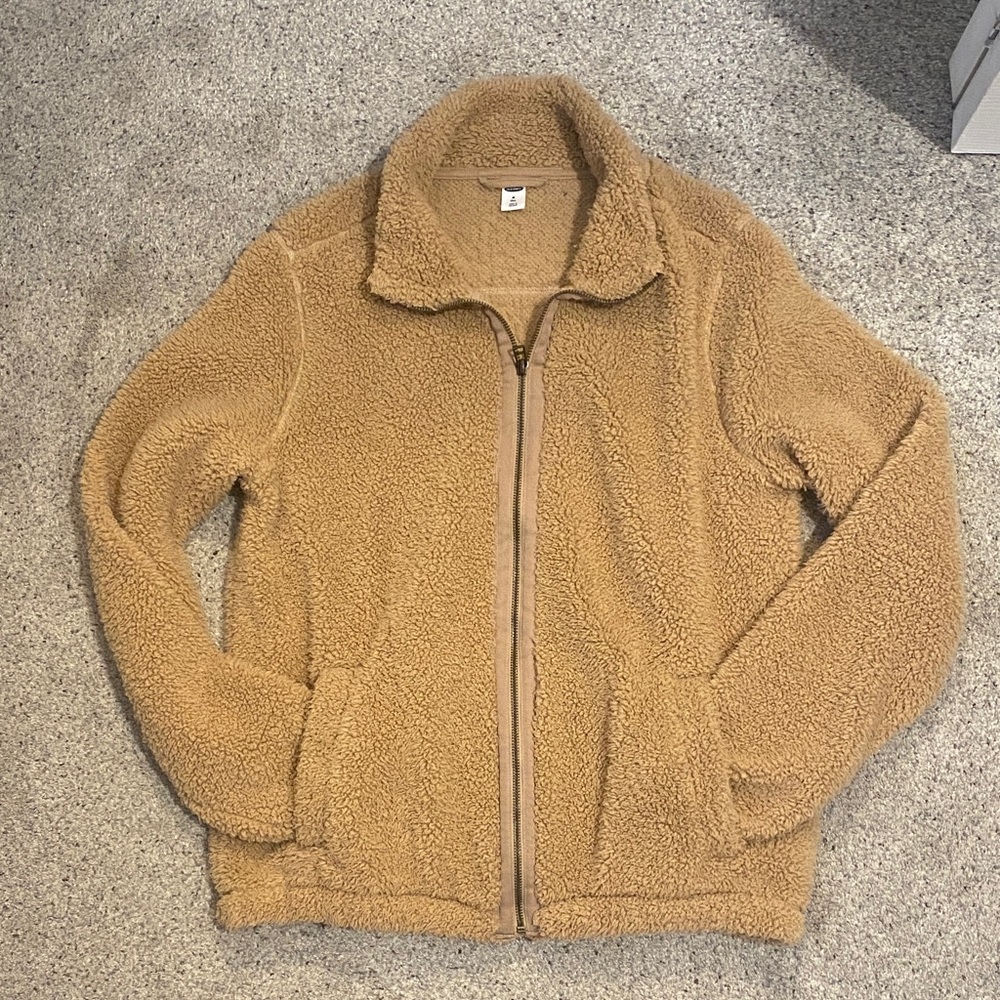 Old Navy Tan Sherpa Sweater